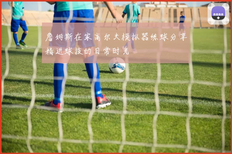 詹姆斯在家高尔夫模拟器练球分享精进球技的日常时光